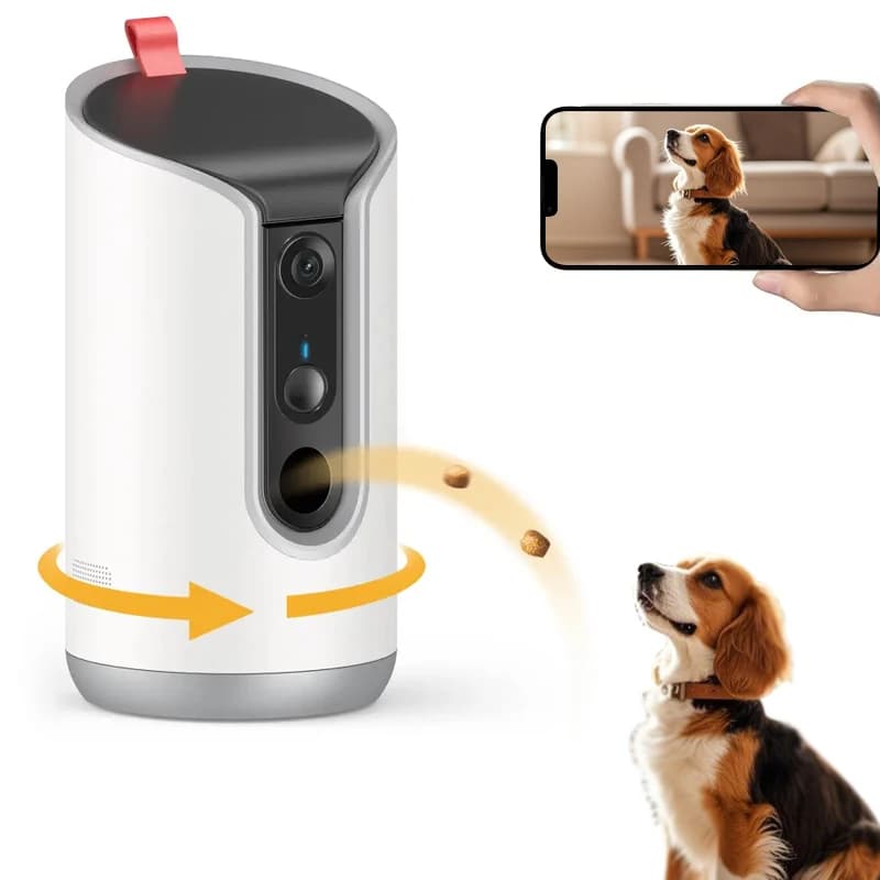 Smart Pet Camera with Treat Dispenser